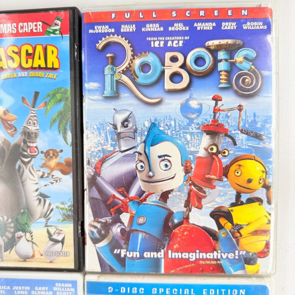 6 DVD Kids Movie Lot Incredibles Madagascar Ice Age Brave Planet 51 Robots - Picture 5 of 9